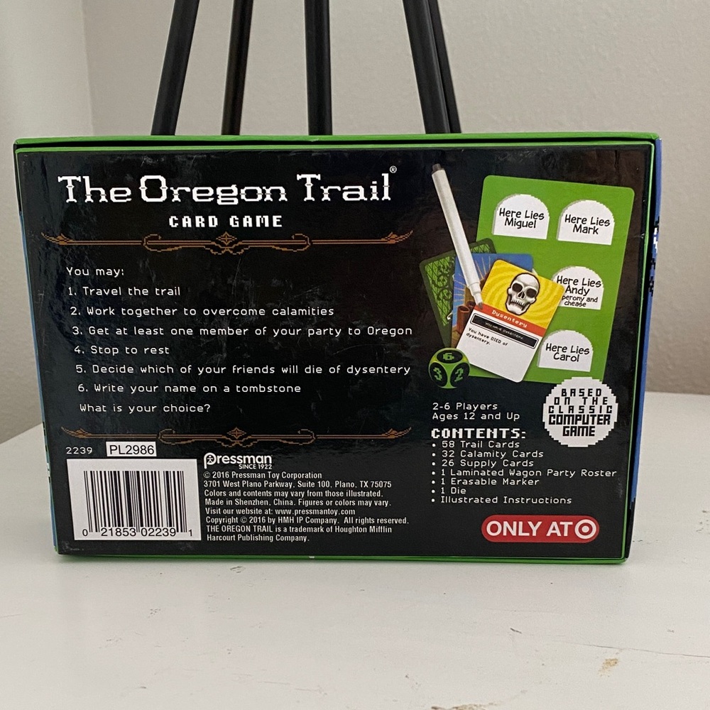 The Oregon Trail Card Game - Green and Black - Picture 2 of 3